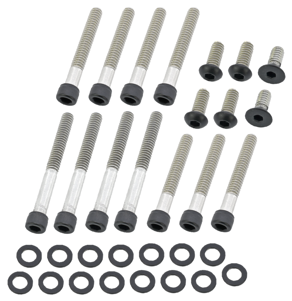 Screws4Bikes Black Stainless Steel Primary Cover Screws – Primary & Clutch
