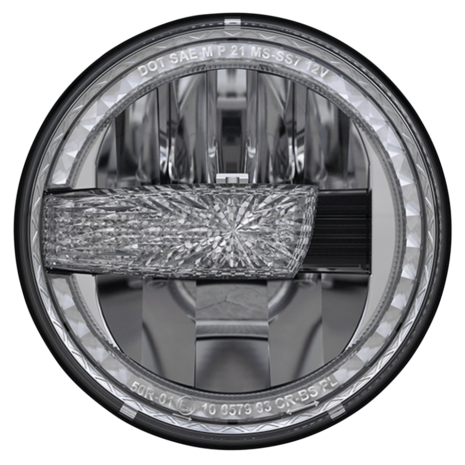 Zodiac 7" Wrangler LED Headlight Unit – Electric & Light