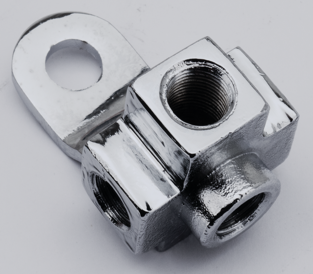Zodiac Chrome Replacement Brake Line Tees – Control Cables & Hydraulic Lines