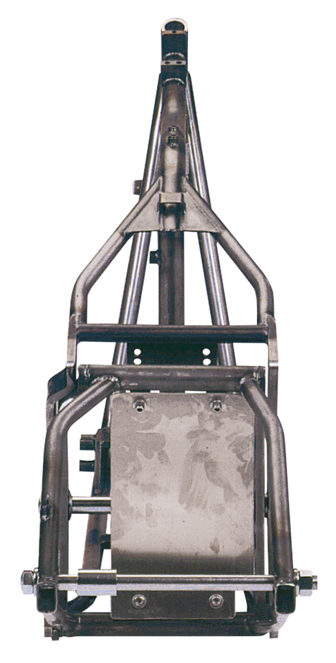 Zodiac's "wide-Tail" Evolution Softail Style Frame – Frame & Rear Suspension