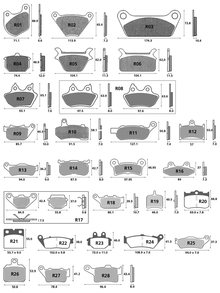 Galfer Rear Disc Brake Pads