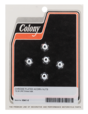 Colony Round Top Chrome Acorn Nuts – Hardware