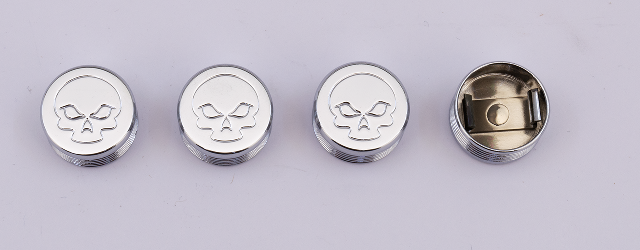 Midwest Acorn Nut Company Chrome Bolt Covers for Hex, Allen and Buttonhead Bolts – Hardware