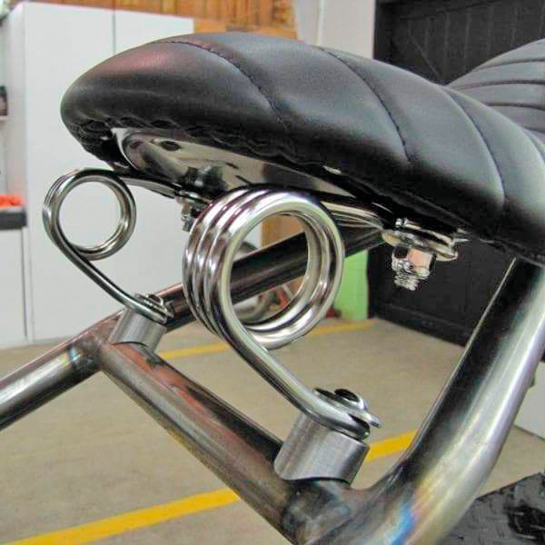 Lowbrow Customs Coped Seat Mounts for Hairpin Springs