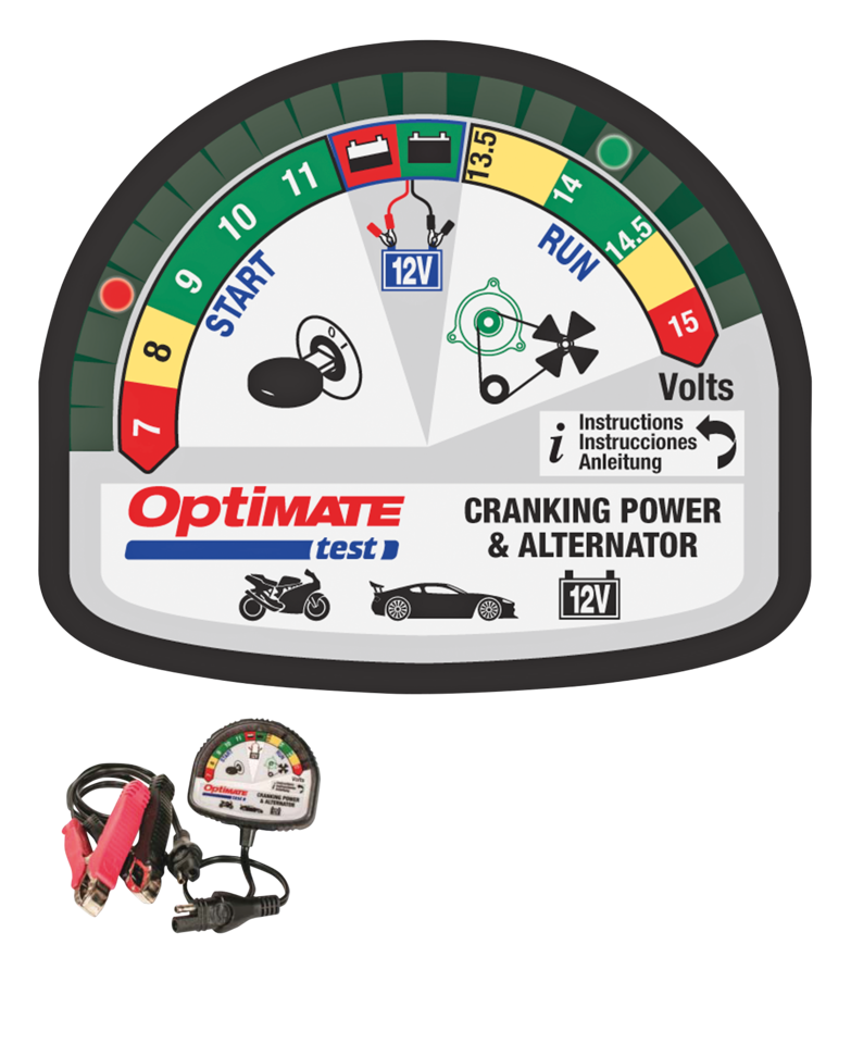 Optimate/Tecmate Optimate Battery and Alternator Testers – Tools & Chemicals