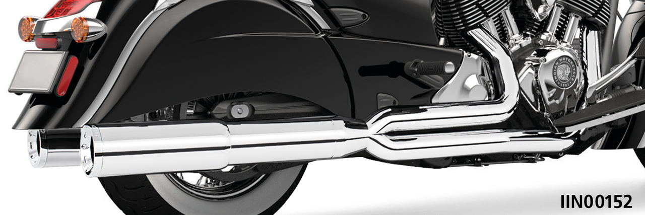 Freedom Performance Exhaust Union 2-INTO-1 for Indian Power Plus & Thunderstroke