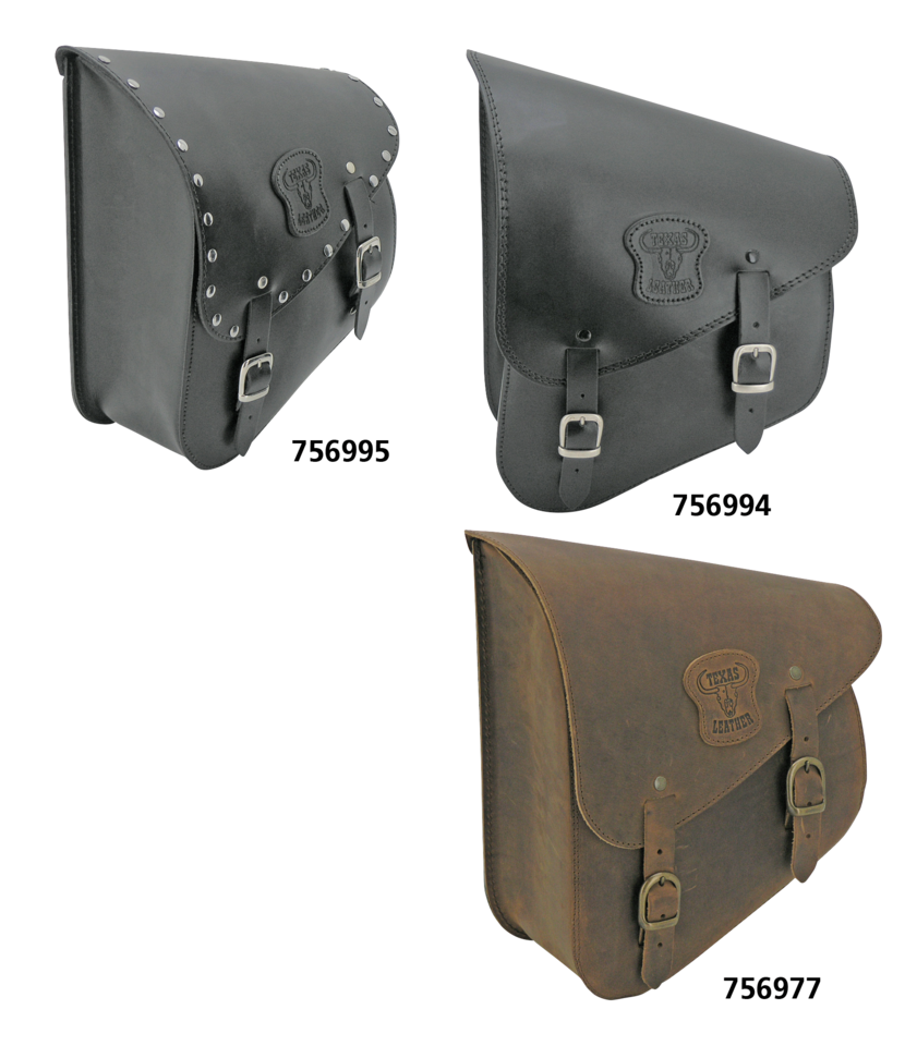 Texas Leather Softail Swing Arm Bags – Luggage