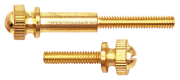 V-Twin Knurled Brass Adjuster Screws for S&S Super E and Super G – Intake