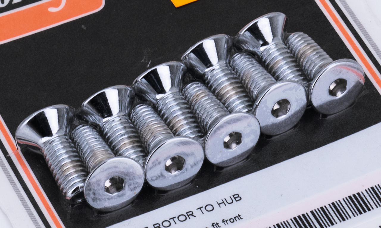 Colony Brake Rotor Screws & Nuts for Sportster – Hardware