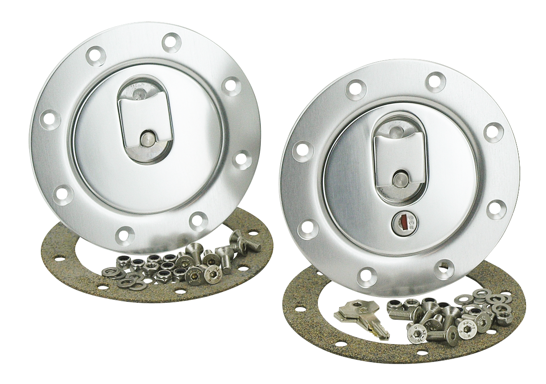 Zodiac "quick Action" Aluminum Racing Gas Caps – Gas- & Oil Tank