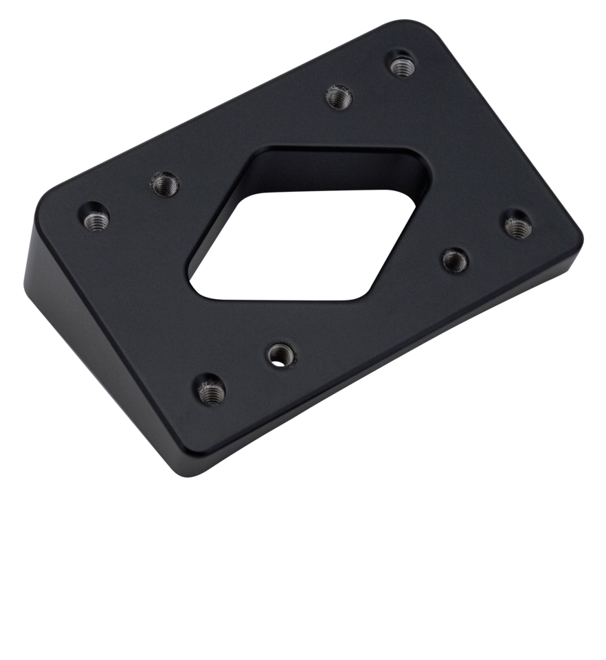 DMP Wedged Rear Fender License Frame Mount – Electric & Light
