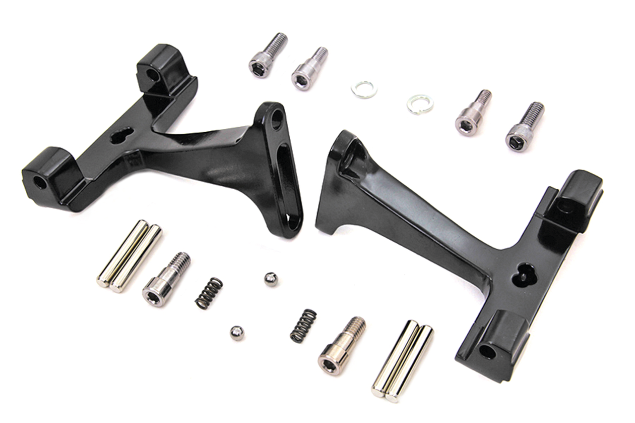 V-Twin Reduced Reach Passenger Footboard Mounts – Foot Control