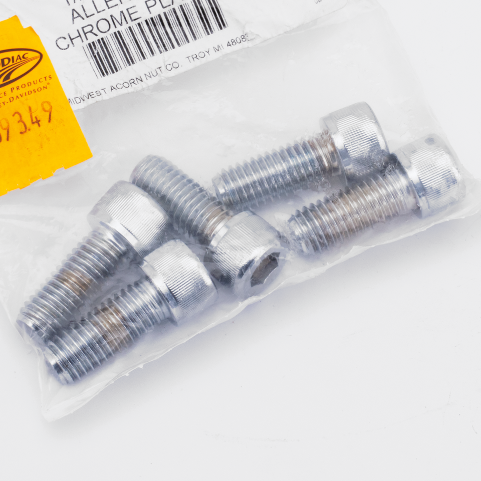 Midwest Acorn Nut Company Chrome Plated 1/2'' Unc Allen Head Screw Assortment – Hardware