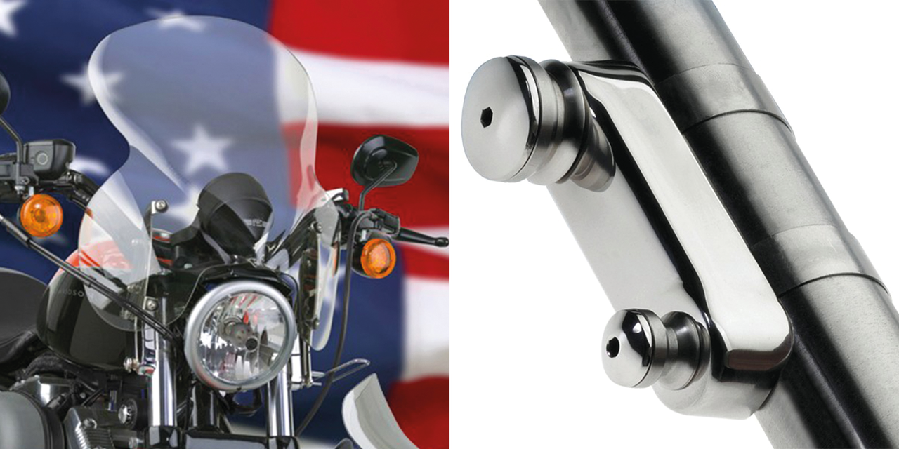 National Cycle Wave Switchblade Quick-Release Windshields