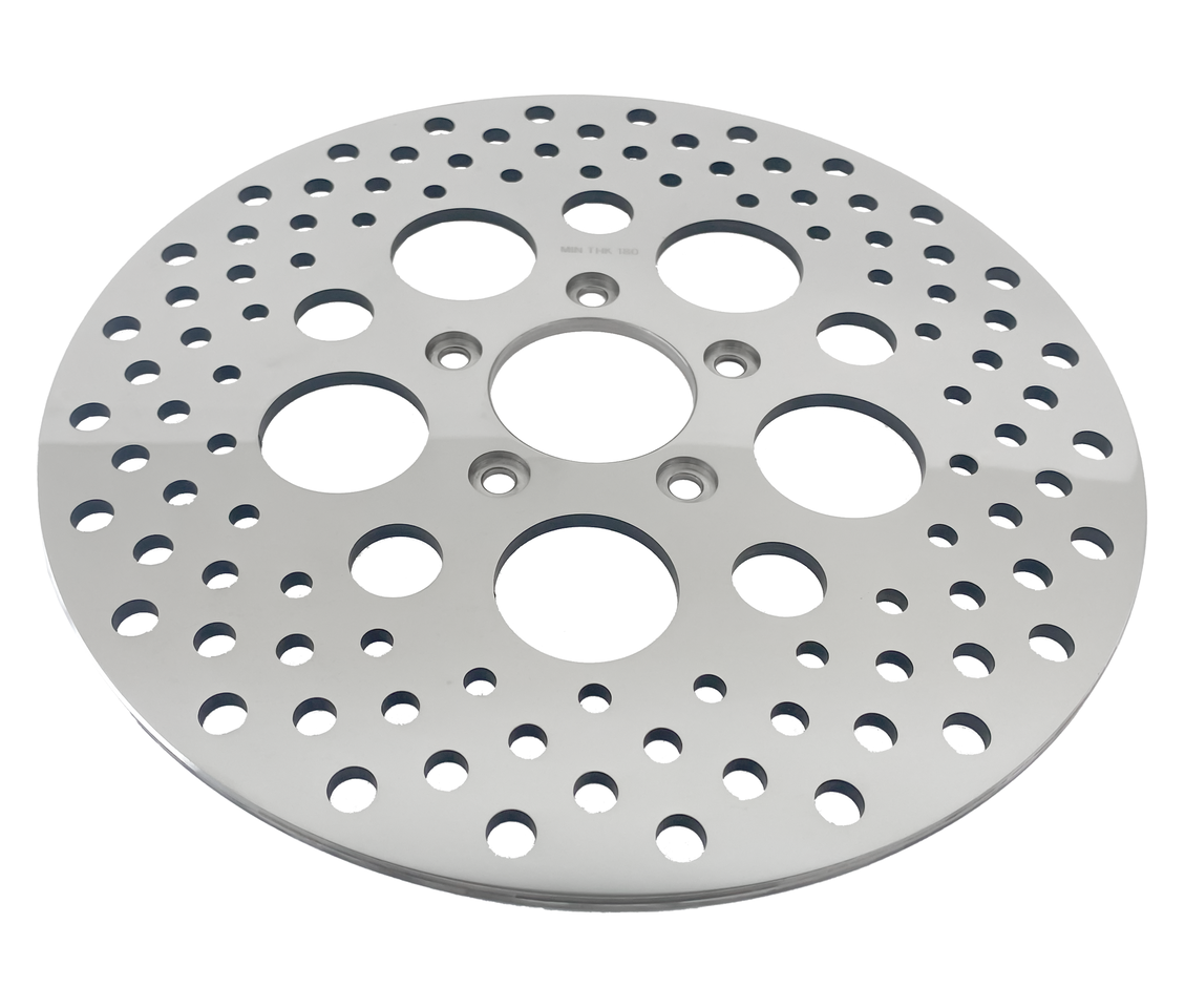 Zodiac Polished and Drilled Stainless Steel Disc Brake Rotors