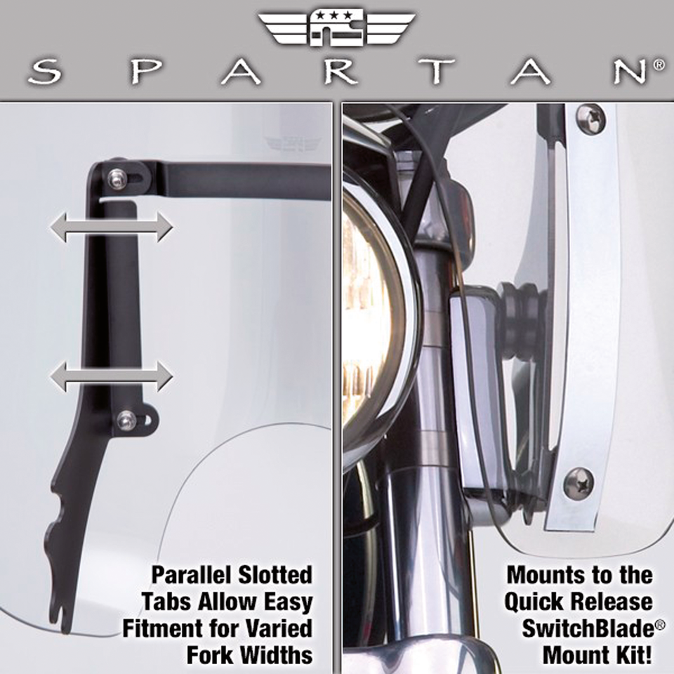 National Cycle Spartan Quick-Release Windshields