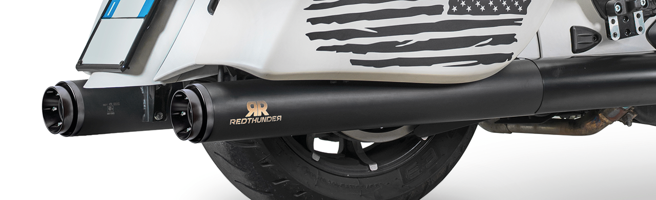 Redthunder Slip-On Mufflers for Chieftain, Challenger, Roadmaster, Springfield & Pursuit – Exhaust