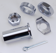 Zodiac Chrome Plated Front and Rear Axles – Wheel & Tire