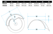 Cruise Speed Zodiac's Custom Front Fenders by Cruisespeed – Fender & Struts