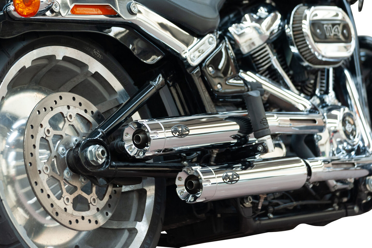 V-Performance Slip-On Mufflers for Milwaukee Eight Softail – Exhaust