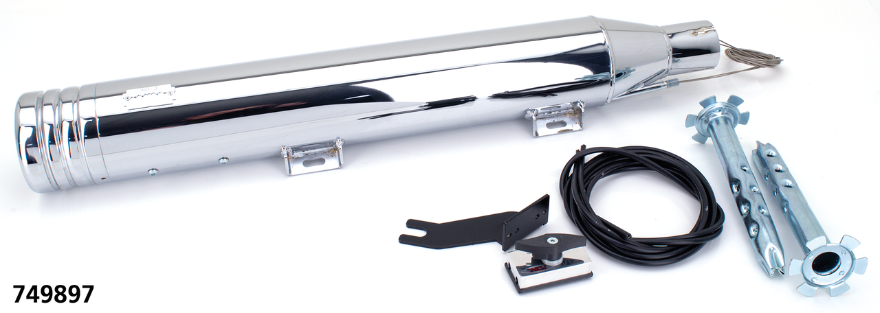 Mcj Adjustable Mufflers for Milwaukee Eight Softail – Exhaust