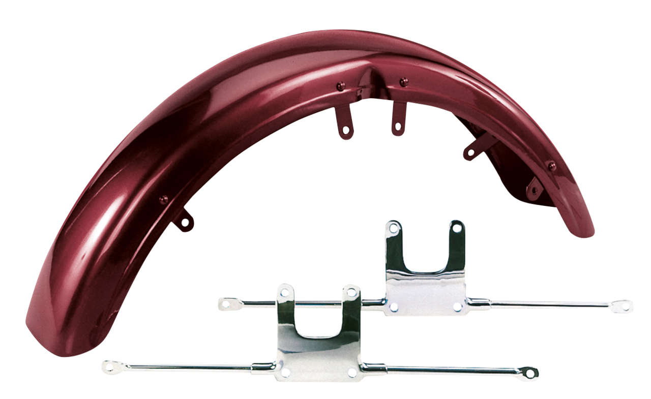 Zodiac Front Fender for Harley Narrow Glide – Fender & Struts