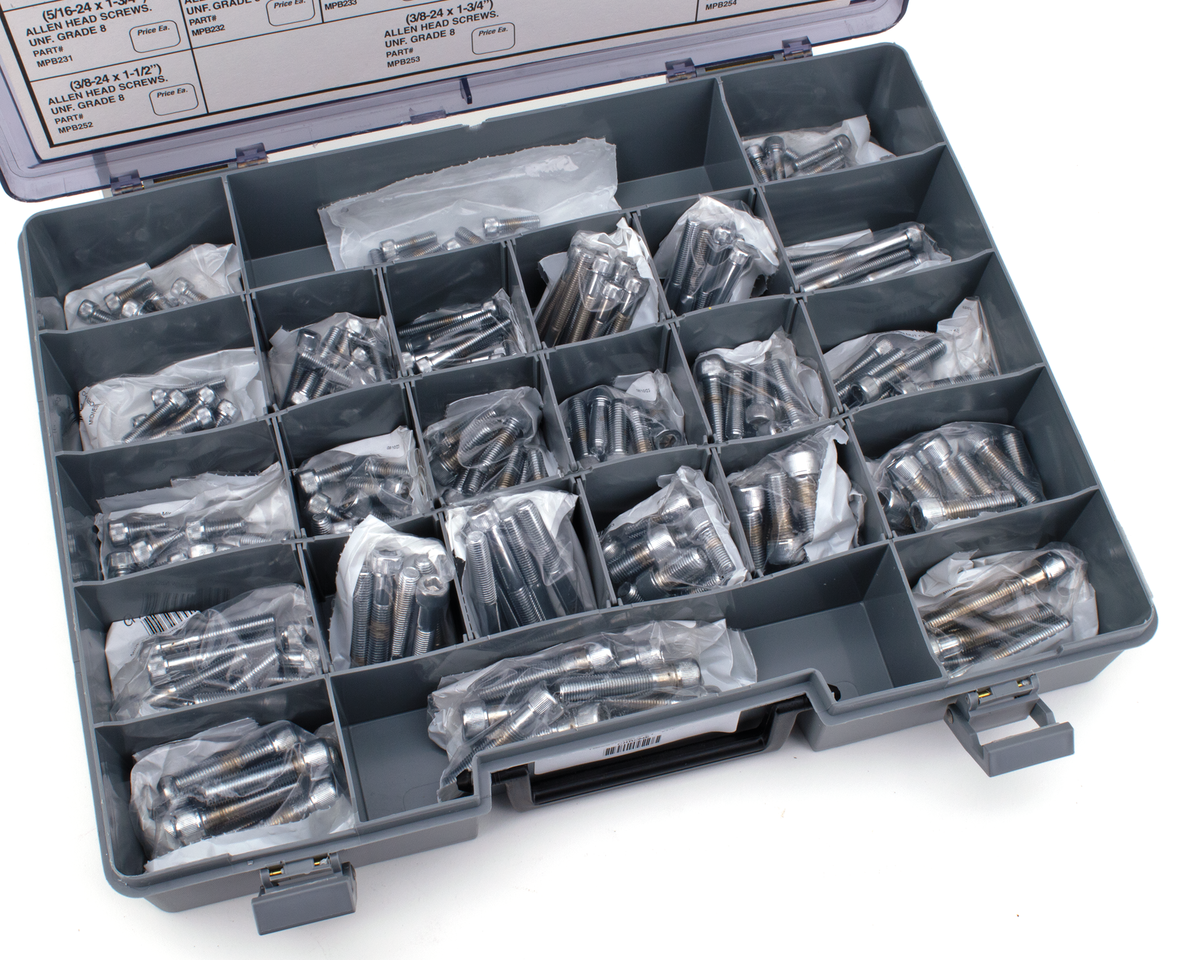 Midwest Acorn Nut Company Chrome Plated Allen Head Screws Assortment Knurled – Hardware