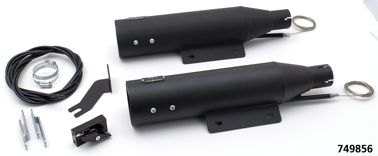 Mcj Adjustable Mufflers for Milwaukee Eight Softail – Exhaust