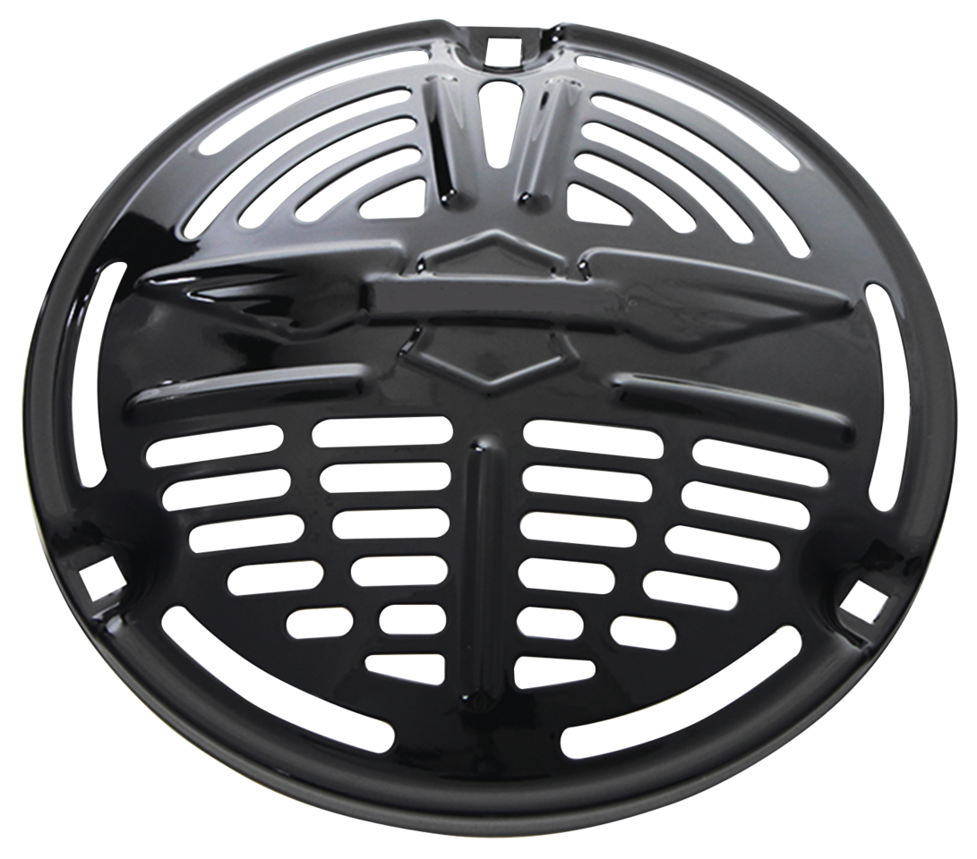 V-Twin Vintage Winged Black Horn Cover – Electric & Light