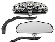 Zodiac Genuine Zodiac Skull-Vision Mirrors – Handlebar