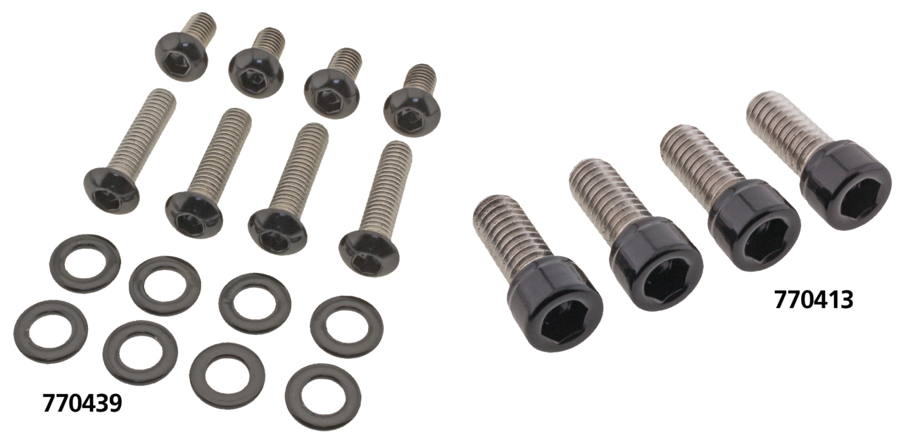 Screws4Bikes Black Stainless Steel Front Fender Screw Kits – Fender & Struts