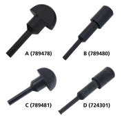V-Twin Rear Brake Caliper Bumper Rubbers