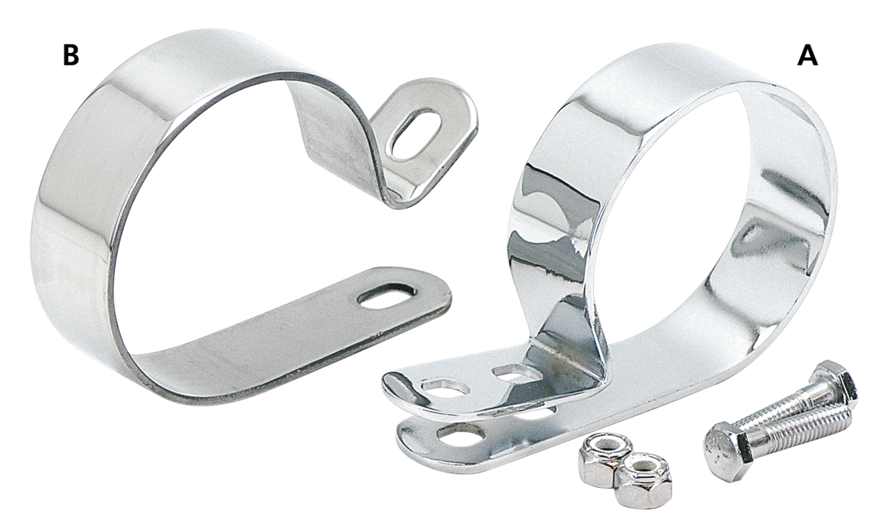 V-Twin P-Style Muffler Clamp – Exhaust