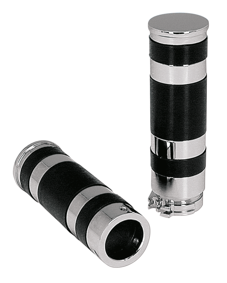 Zodiac Chrome Plated Flat Band Style Grip Sets – Handlebar