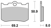 SBS Disc Brake Pads for Indian