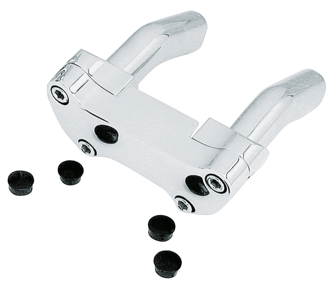 Zodiac Chrome Handlebar Riser and Clamp Sets