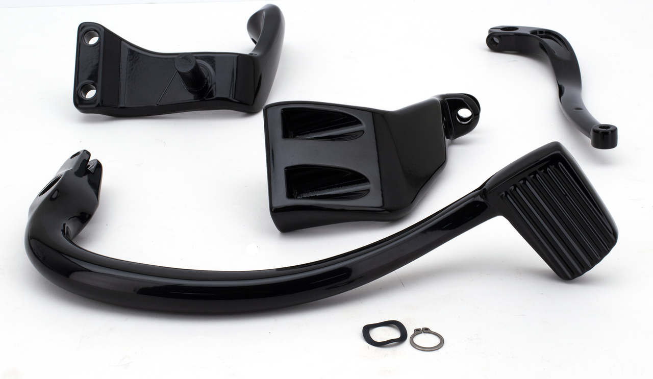 Zodiac Extended Mid-Controls for Sportster & Dyna – Foot Control