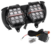 Zodiac Honeycomb Road Glide LED Headlight Unit – Electric & Light