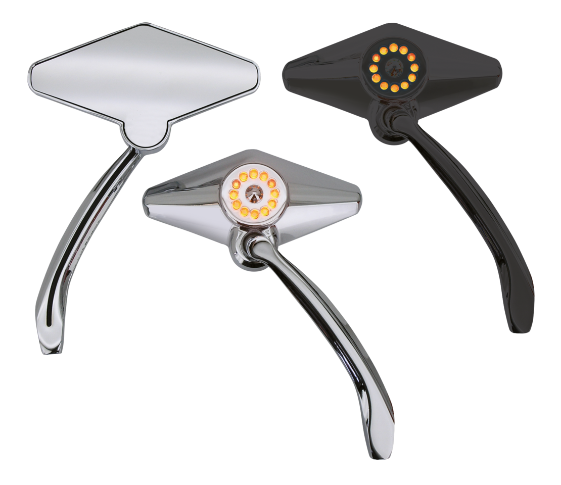 Zodiac Triad Custom LED Mirrors – Handlebar