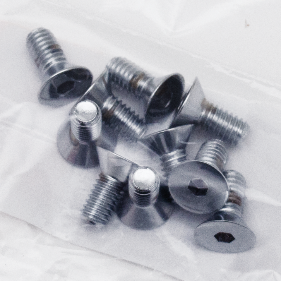 Midwest Acorn Nut Company Chrome Plated Counter Sunk Flat Head Socket Screws – Hardware