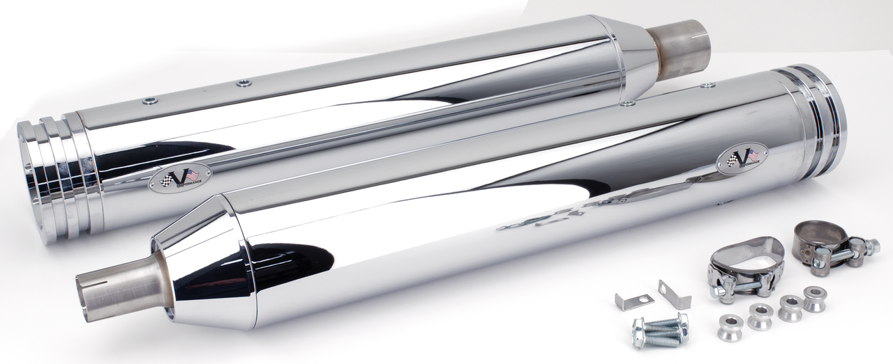 V-Performance Slip-On Mufflers for Touring – Exhaust