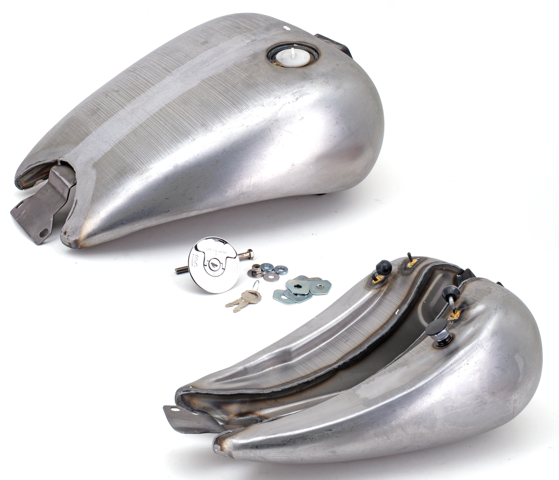Zodiac One Piece Stretched Smooth Top Steel Gas Tank for FXR – Gas- & Oil Tank