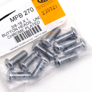 Midwest Acorn Nut Company Chrome Plated Button Head Allen Screws Assortment – Hardware