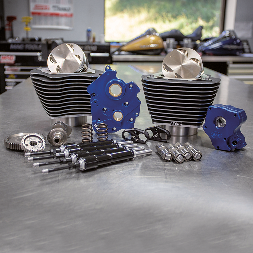 S&S 124CI, 128CI, 129CI & 132CI Power Packages for Milwaukee Eight – Engine