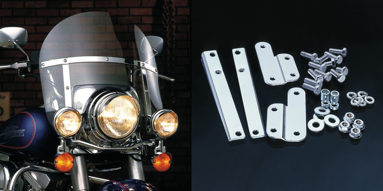 National Cycle Chopped Heavy-Duty Windshield