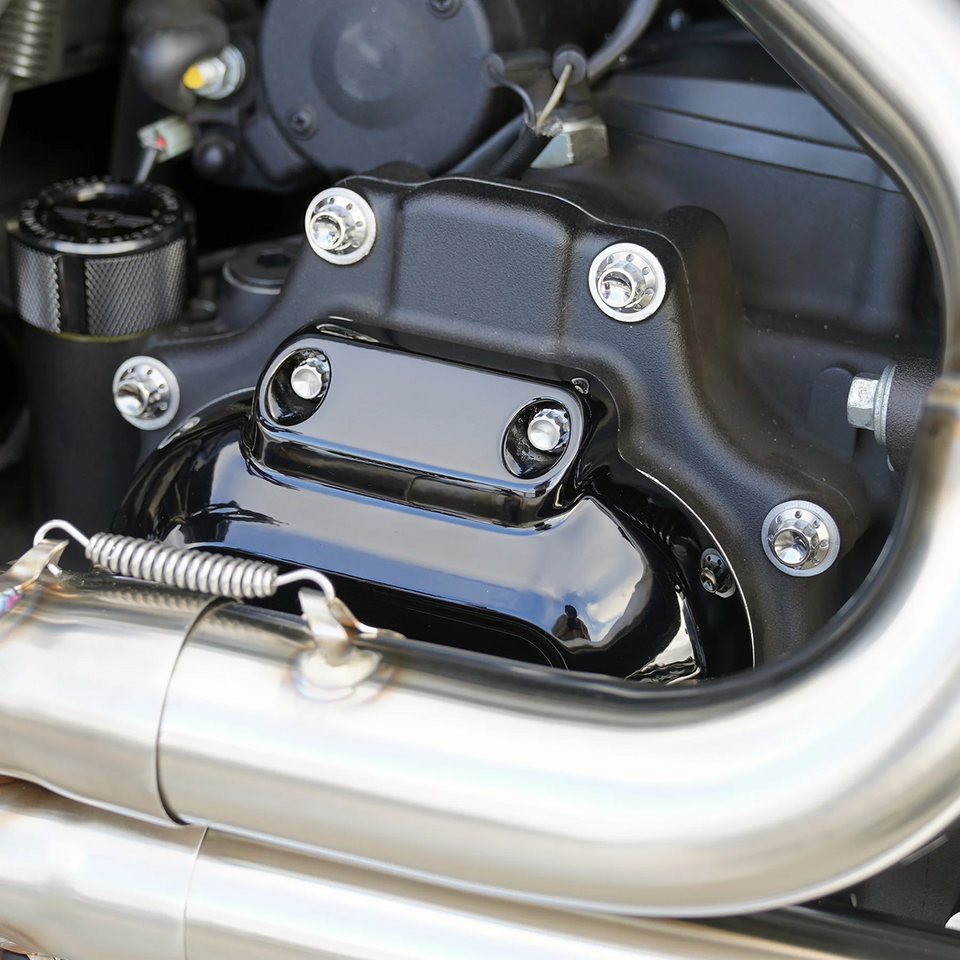 Arlen Ness Transmission Side Cover & Trap Door Titanium 12-POINT Bolt Kits – Hardware