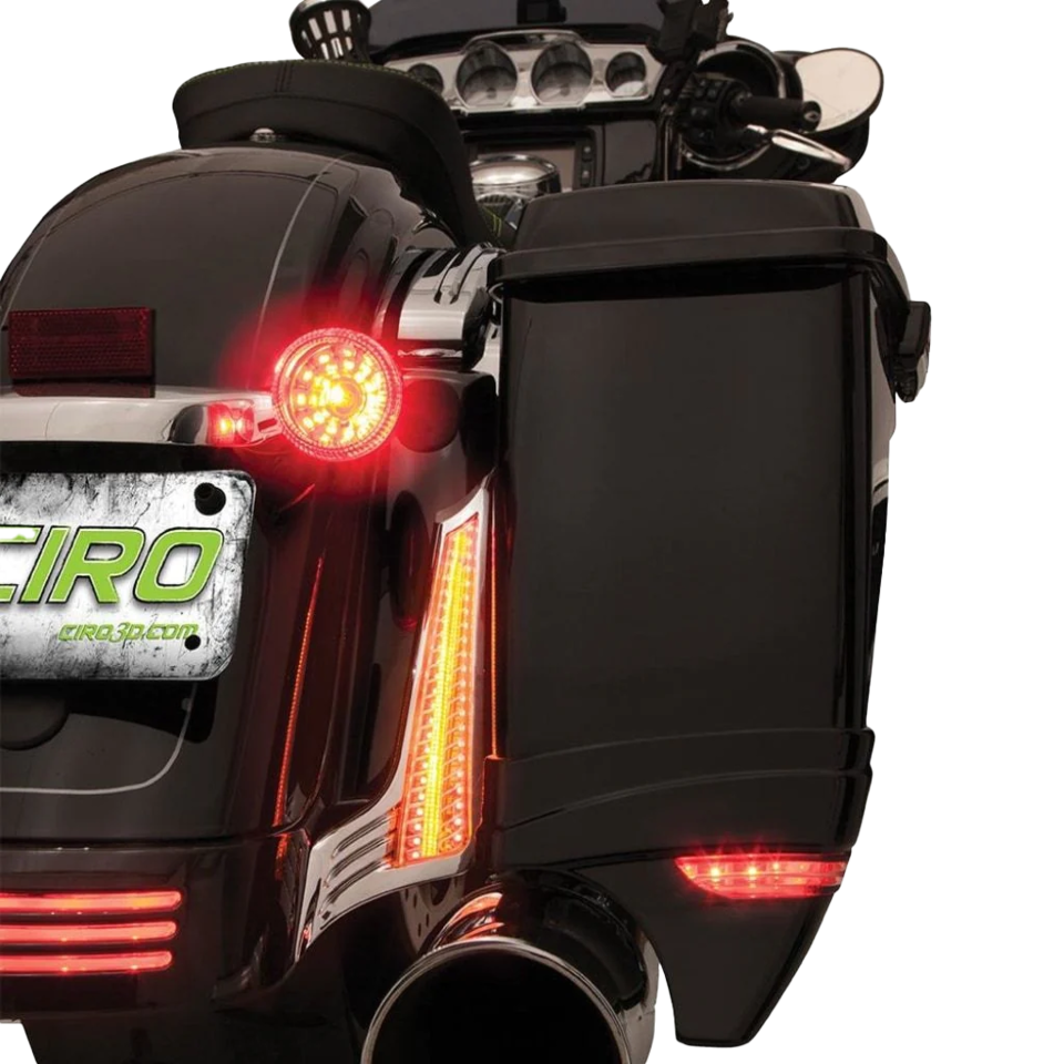 Ciro Lighted Saddlebag Filler Panels – Electric & Light