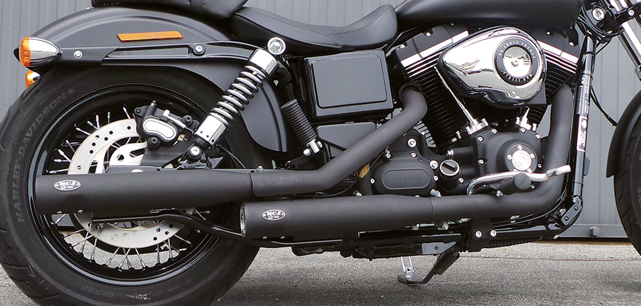 Mcj Adjustable 2-INTO-2 Exhaust Systems for Dyna