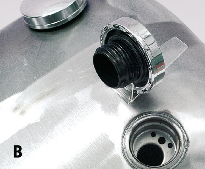Zodiac Late Style Rolled Edge King Tank for Sportster – Gas- & Oil Tank