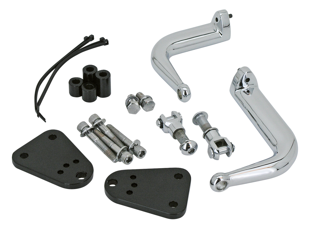 Zodiac Adjustable Highway Peg Support Kit for Sportster – Foot Control